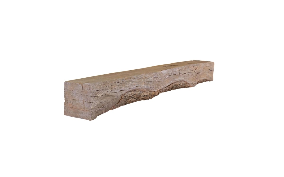 5 ft. Rickhouse Fireplace Mantel, Pale Honey