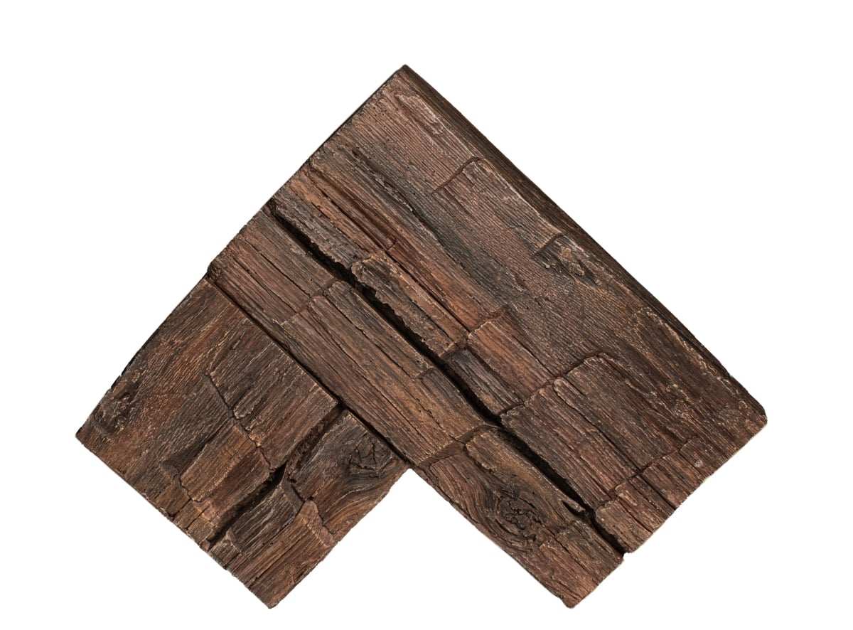 Rickhouse Fireplace Corner Mantel, Maduro