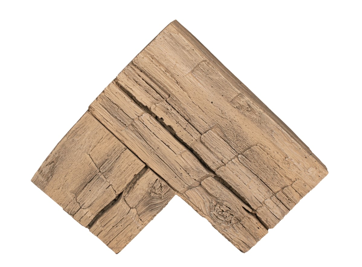 Rickhouse Fireplace Corner Mantel, Pale Honey