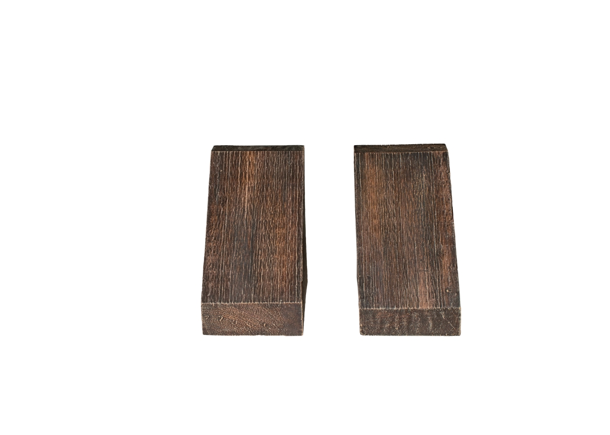 Sawmill Corbel Fireplace Mantel, Maduro- Set of 2