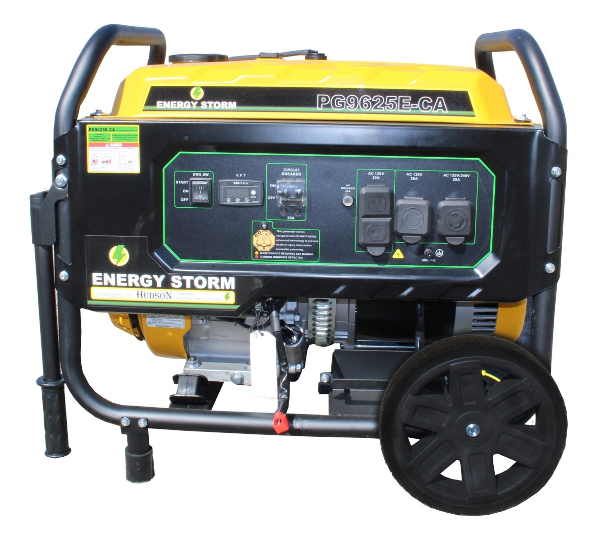 Picture of Lifan PG9625E-CA 7700 W Open Frame Generator 420cc Engine with Recoil & Electric Start & Carbon Monoxide Sensor