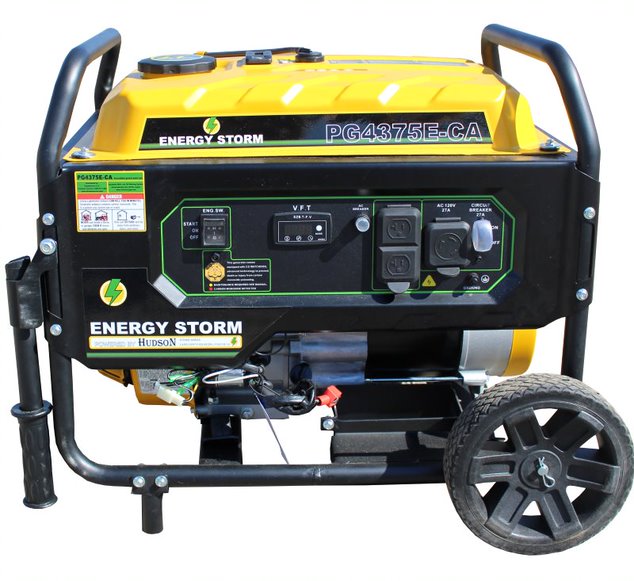 Picture of Lifan PG4375E-CA 3500 W Open Frame Generator 225cc Engine with Recoil & Electric Start & Carbon Monoxide Sensor