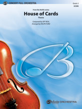 Alfred House of Cards (Theme) Full Orchestra Grade 3