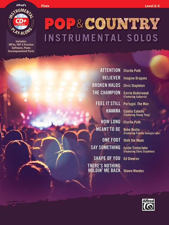 Pop & Country Instrumental Solos Flute: Book & CD (Instrumental Solos Series)