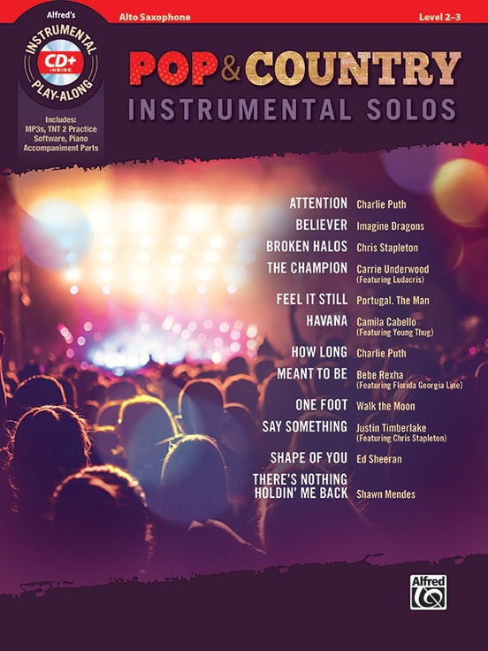 Pop & Country Instrumental Solos Alto Saxophone: Book & CD (Instrumental Solos Series)