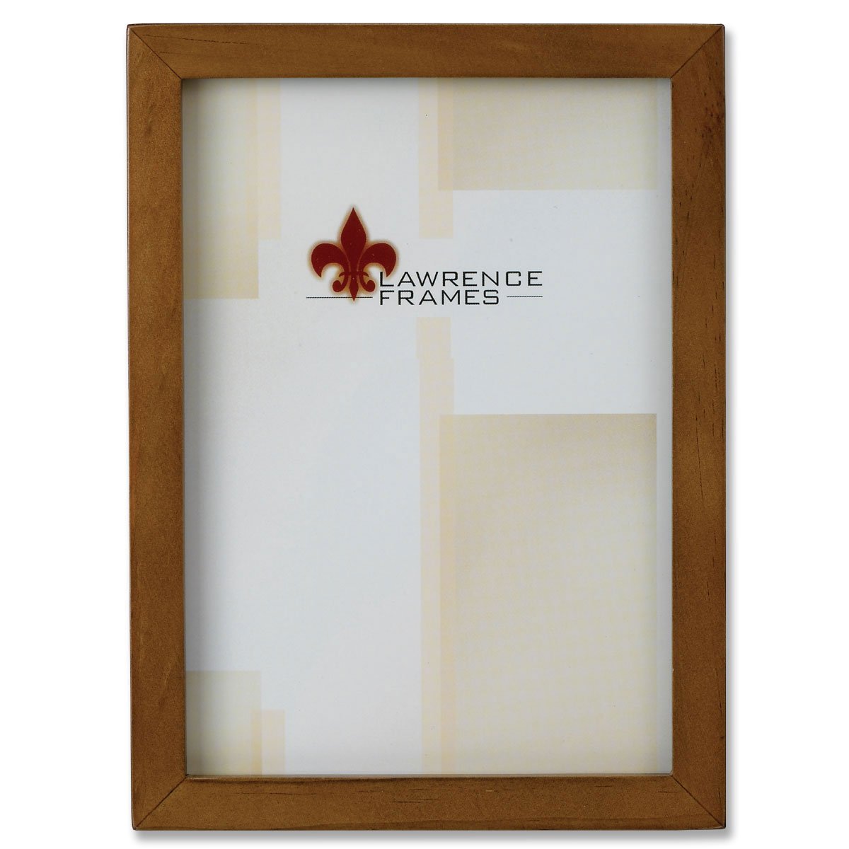 LawrenceFrames  5 x 7 in. Nutmeg Wood Picture Frame