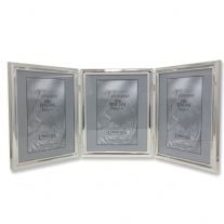 Picture of LawrenceFrames 510780T 8 x 10 in. Triple Bead Picture Frame, Silver