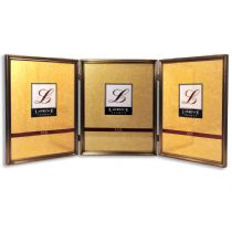 Picture of LawrenceFrames 11480T 8 x 10 in. Hinged Triple Picture Frame, Bronze