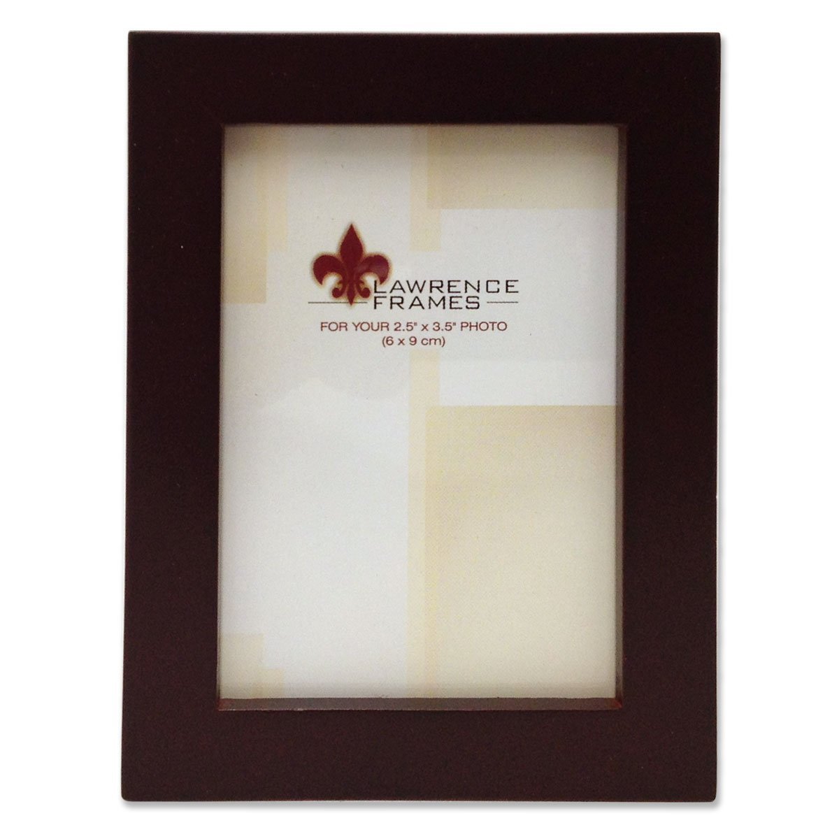 Lawrenceframes  2.5 x 3.5 in. Espresso Wood Picture Frame