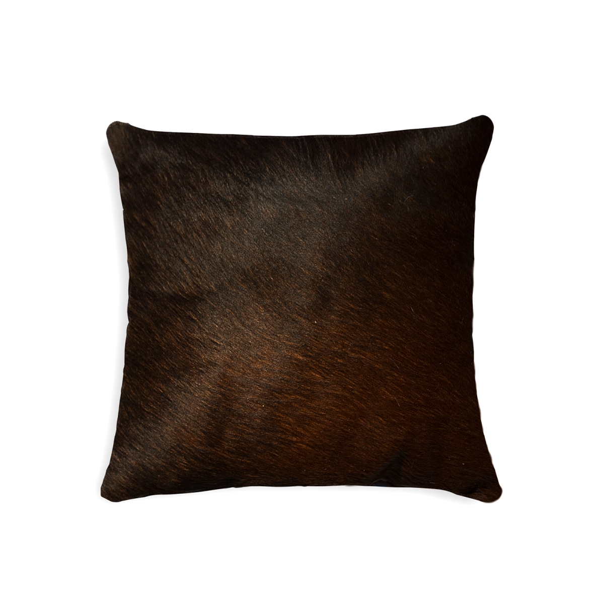 676685000200 18 x 18 in. Torino Cowhide Pillow - Chocolate