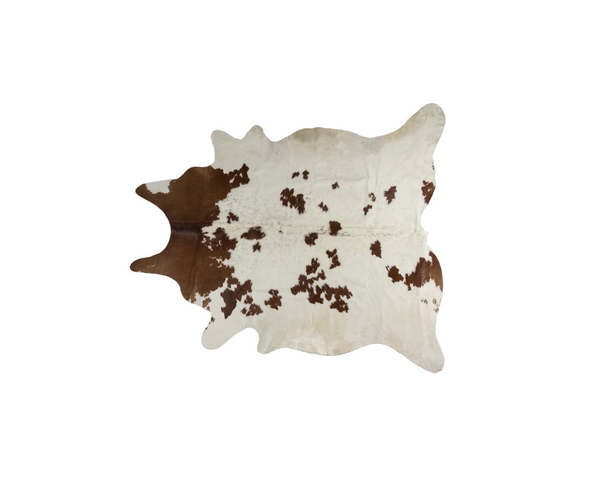 Home Decor Kobe Cowhide Rug | 1-Piece | White/brown | 5'x7'