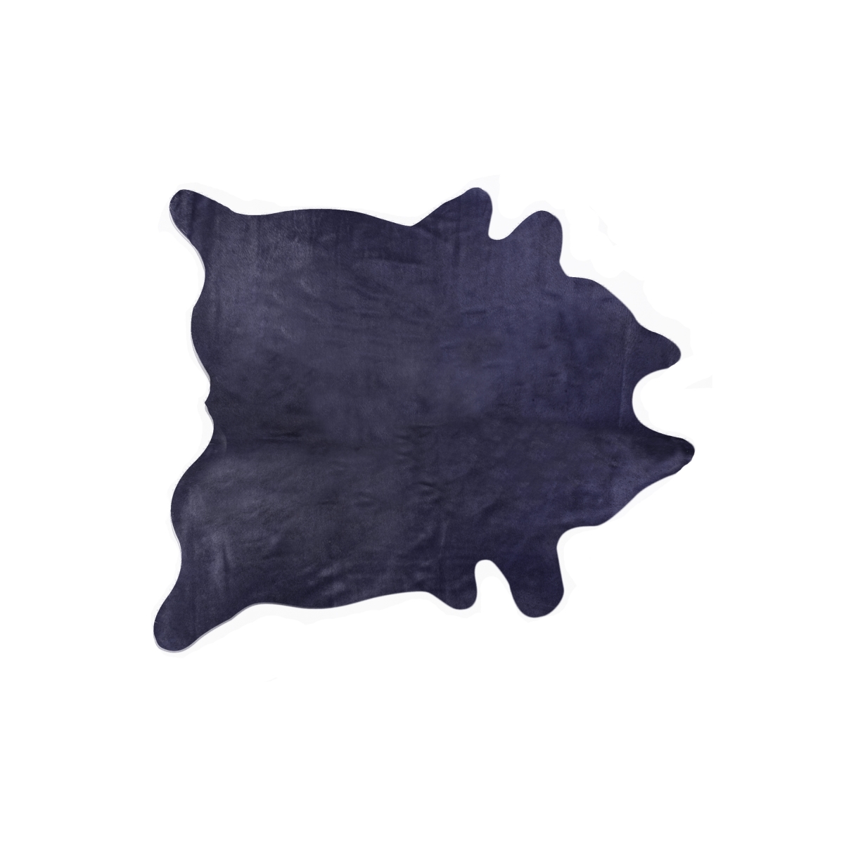 Home Decor Geneva Cowhide Rug | 1-Piece | Navy | 5'x7'