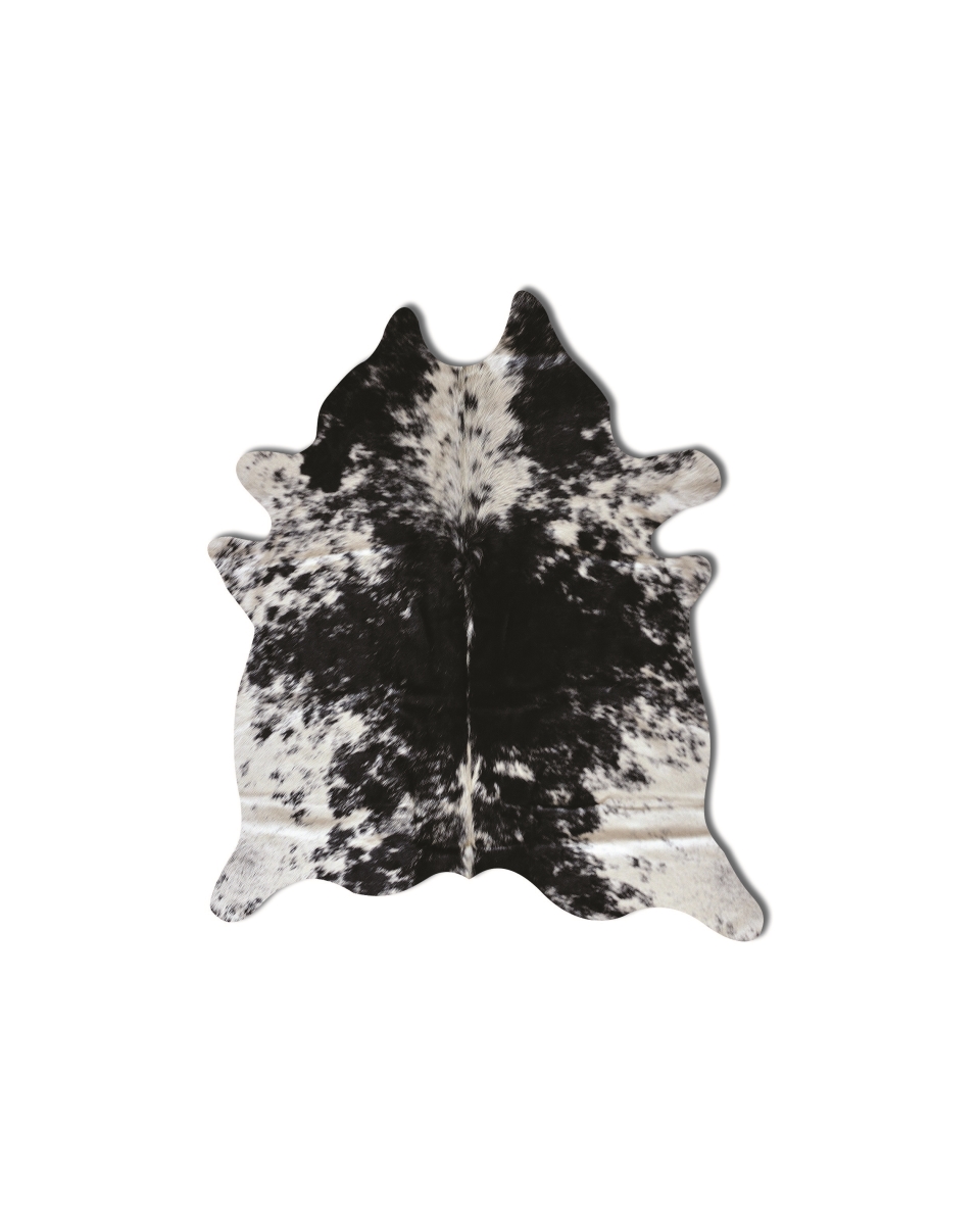 Home Decor Kobe Cowhide Rug | 1-Piece | S & p black/white | 5'x7'