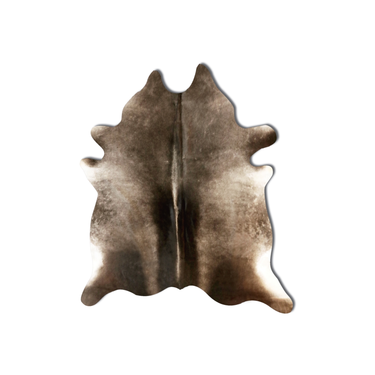 Home Decor Kobe Cowhide Rug | 1-Piece | Norman dark | 6'x7'