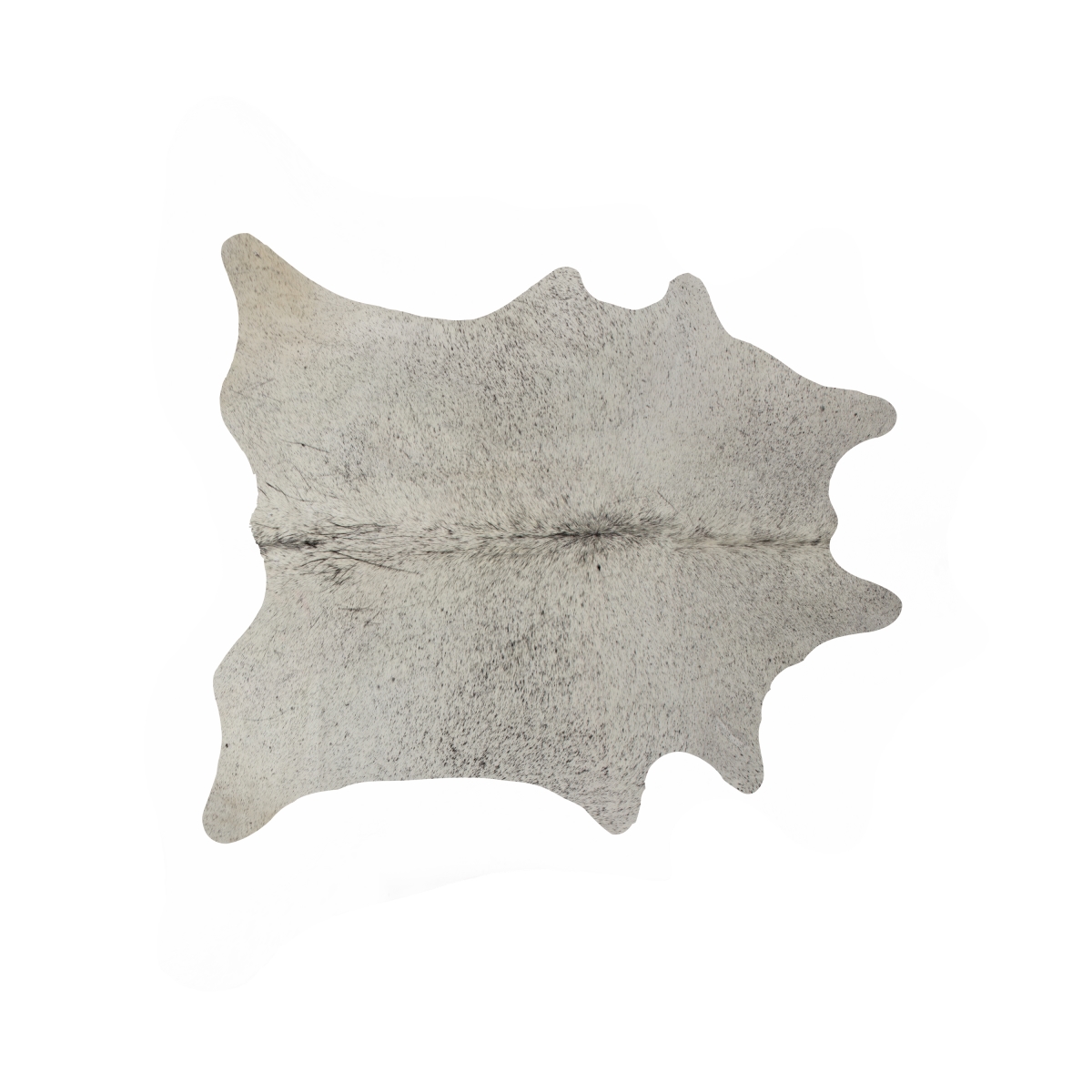 Home Decor Kobe Cowhide Rug | 1-Piece | Light grey | 6'x7'