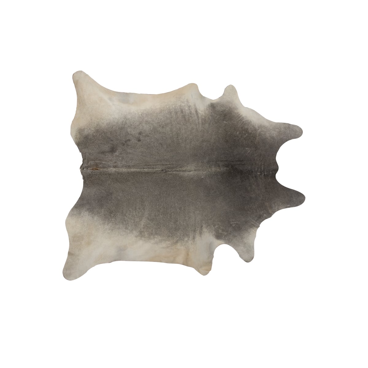 Home Decor Geneva Cowhide Rug | 1-Piece | Grey | 6'x7'