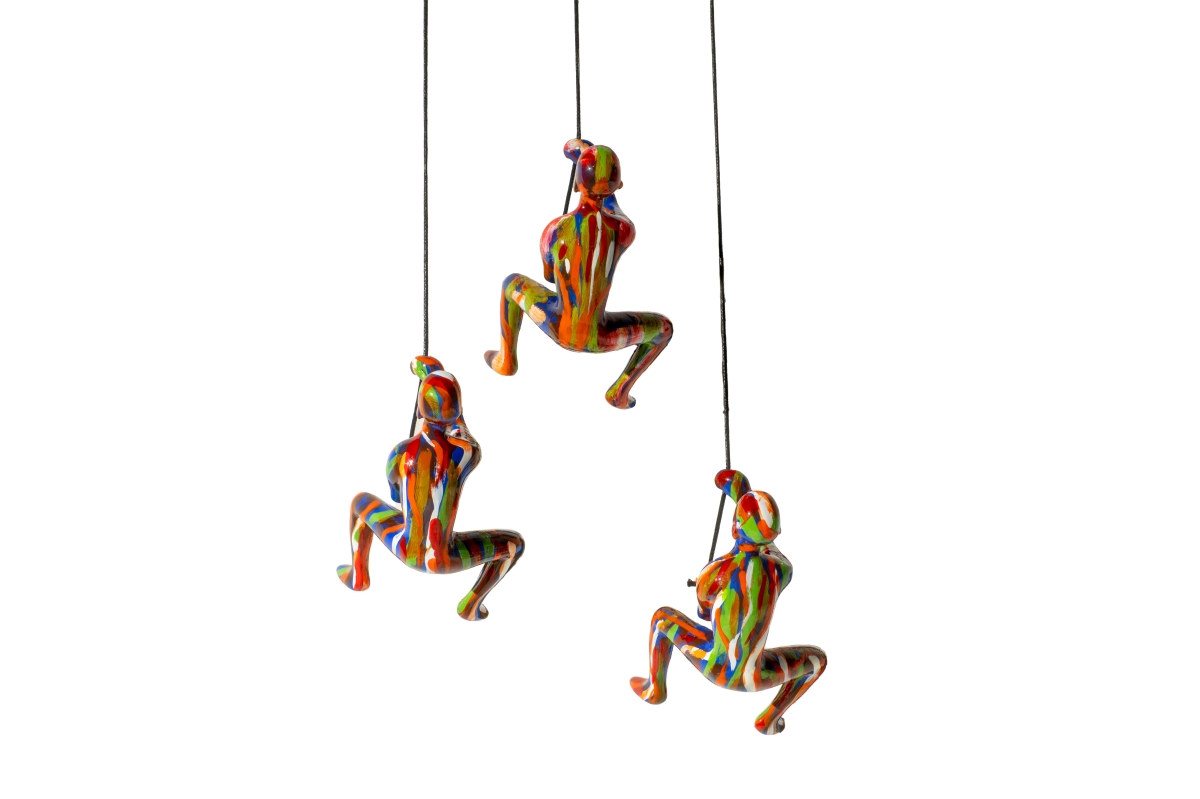 Home Decor Classic Wall-Art Sculpture | 3-Piece | Multicolor |