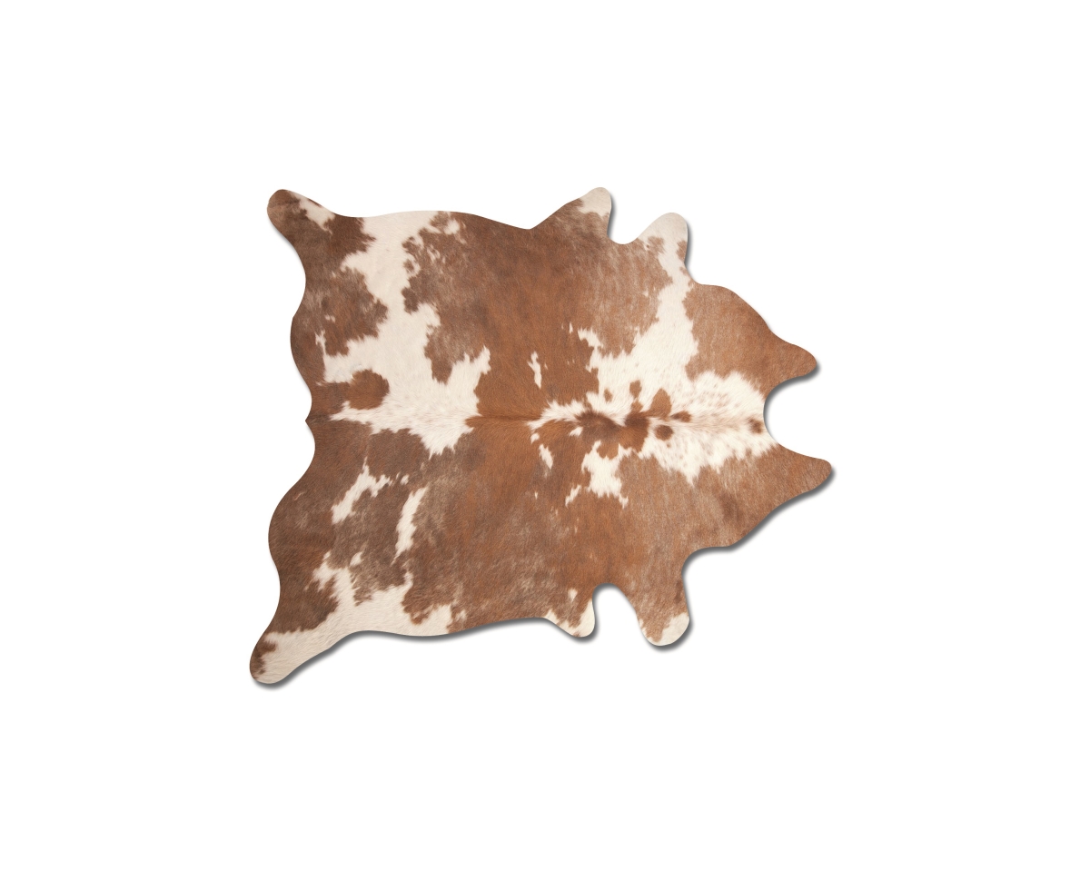 Home Decor Kobe Cowhide Rug | 1-Piece | Brown & white | 5'x7'