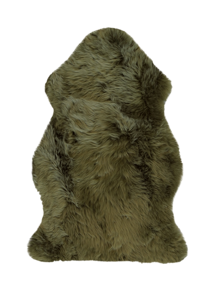 Home Decor Milan Sheepskin Single Rug | 1-Piece | Khaki | 2'x3'
