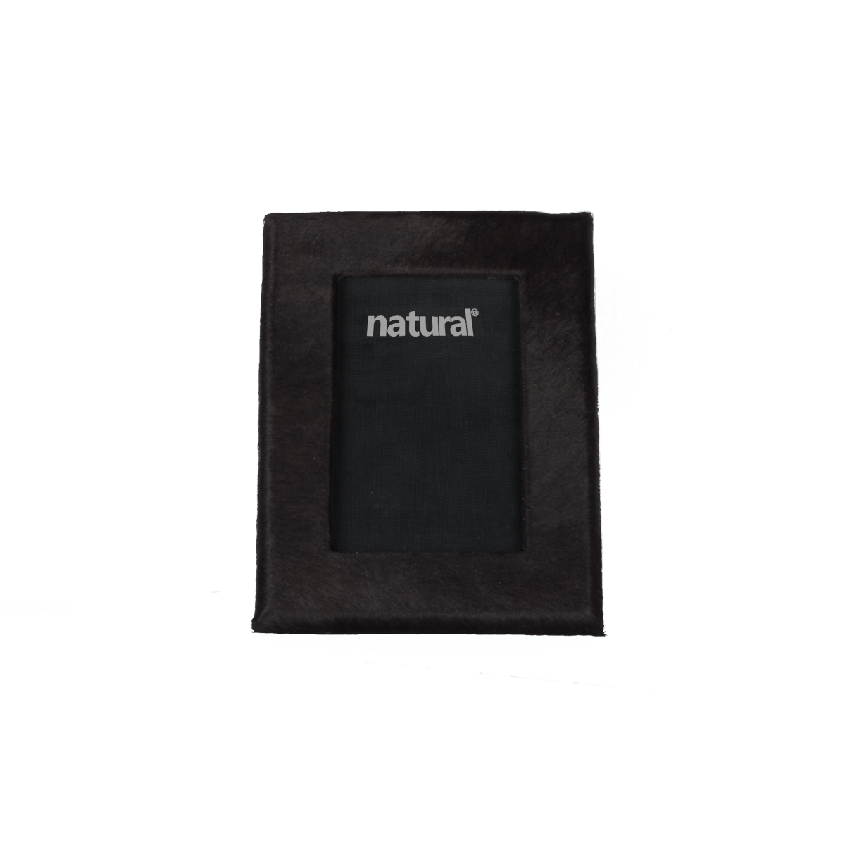 676685041975 Home Decor Durango Cowhide Picture Frame | 1-Piece | Black | 4'x6'