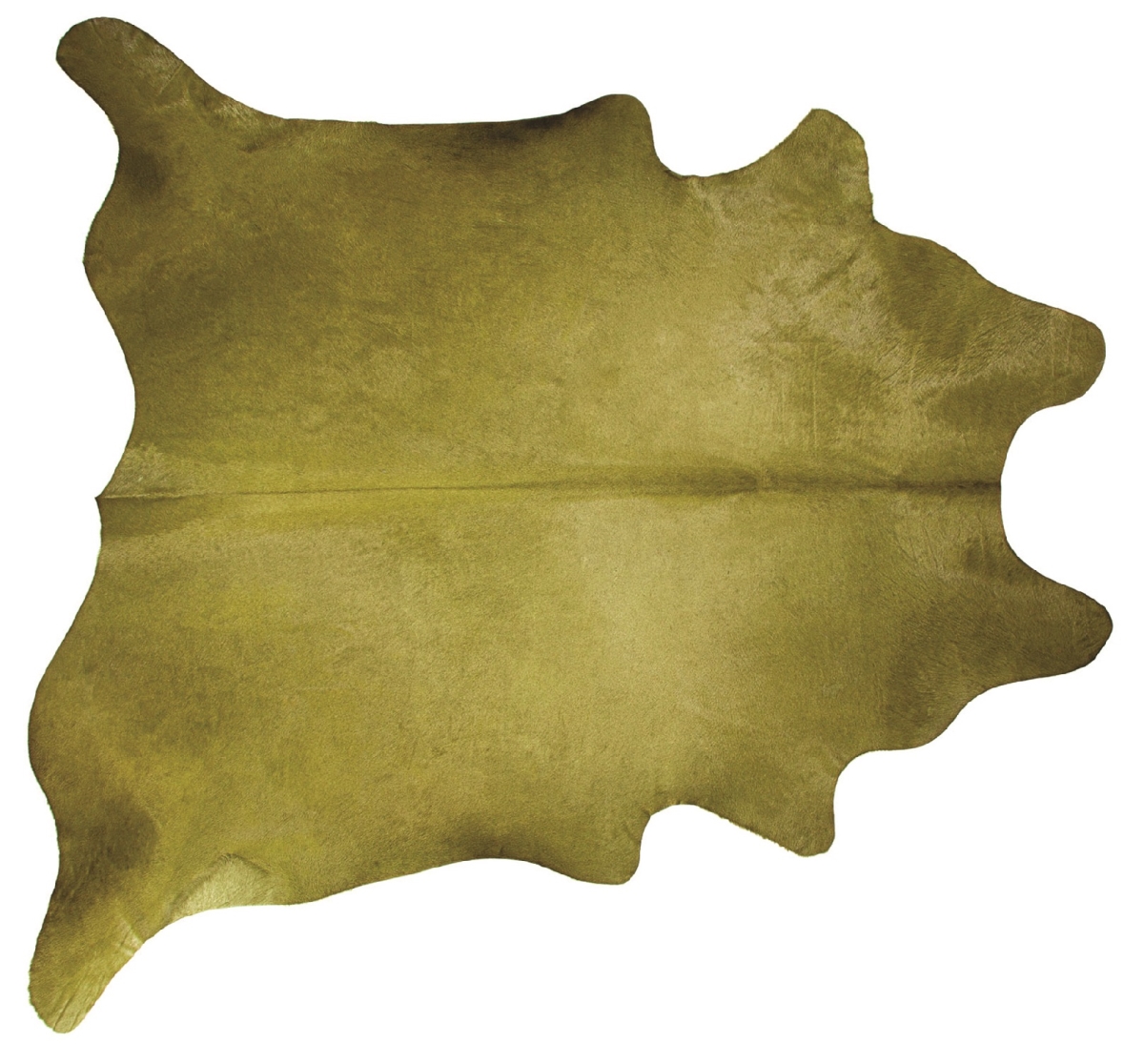 6 x 7 ft. Geneva Cowhide Rug - Lime