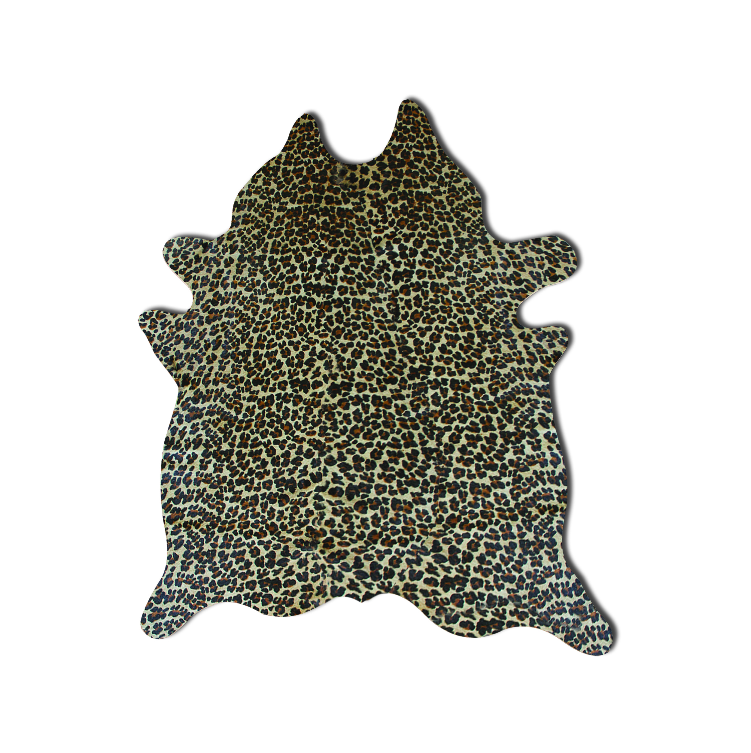 6 x 7 ft. Togo Cowhide Rug - Leopard