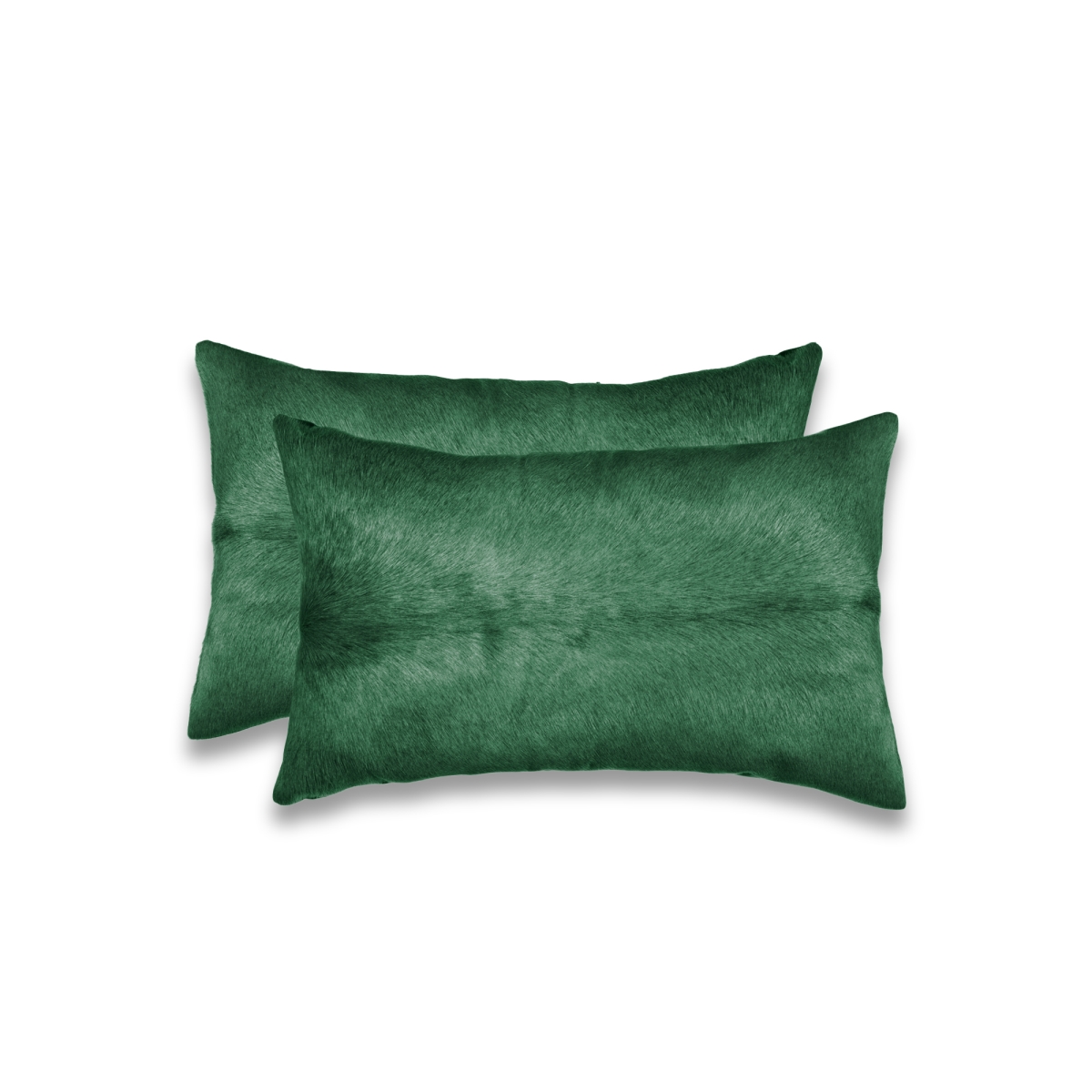 Home Decor 676685043597 Torino Cowhide Pillow, 2-Piece, Verde, 12"x20"