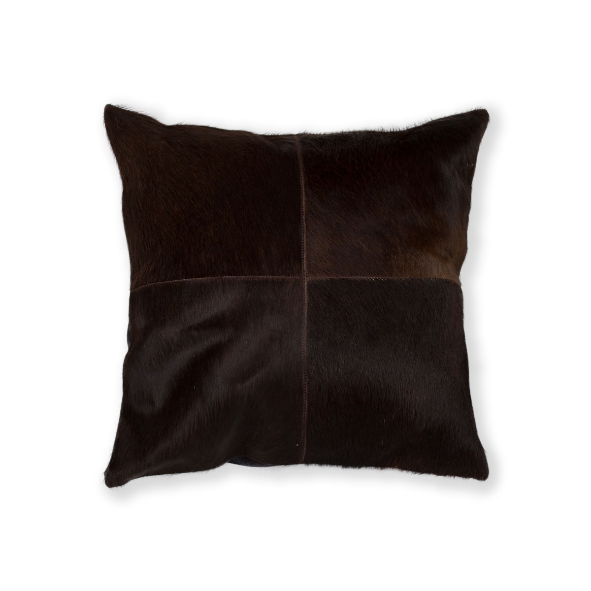 18 x 18 in. Torino Quattro Pillow - Chocolate