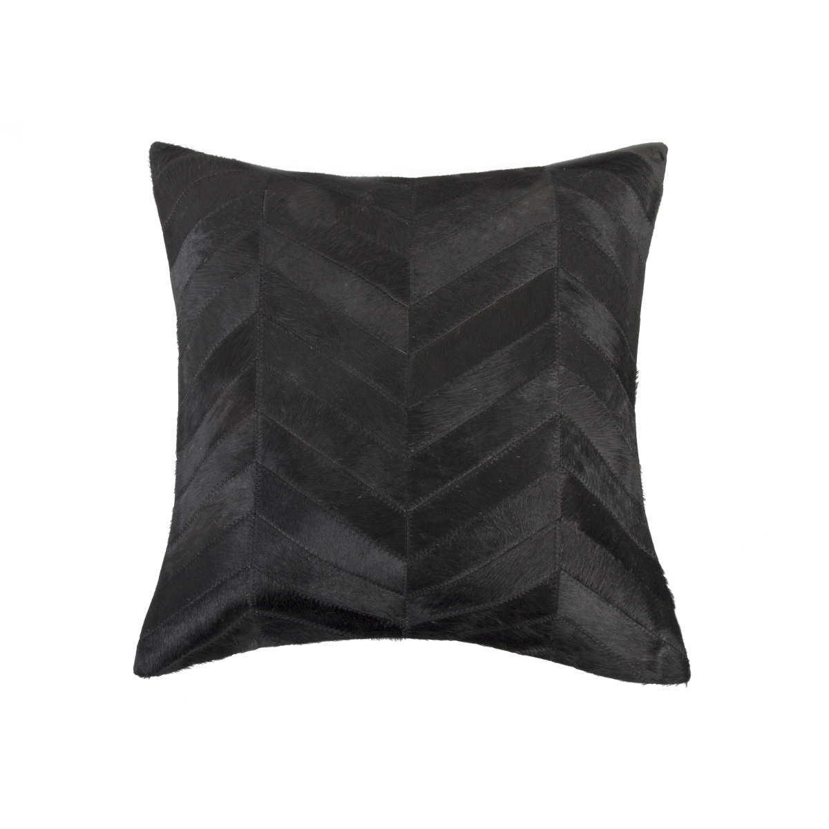 18 x 18 in.Torino Chevron Pillow - Black