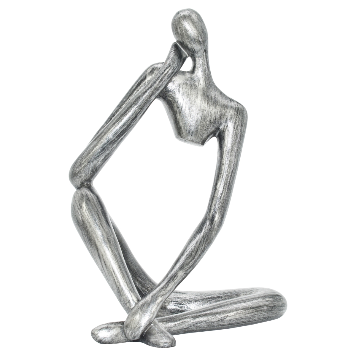 Adam & Friends Home Decor Thinking Man Sculpture 1-Piece Pewter