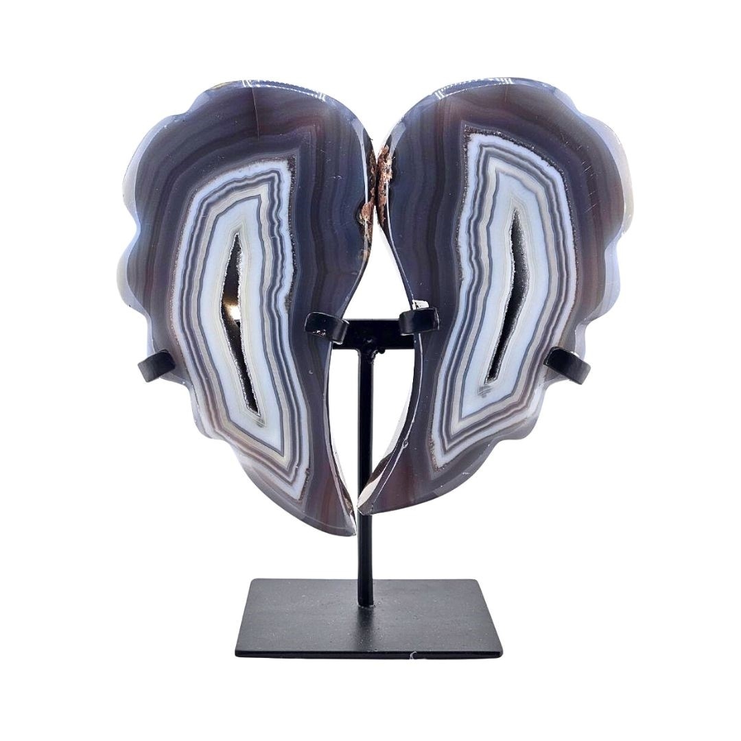 Eternity 676685057785 Eternity Agate Medium Slices | Grey