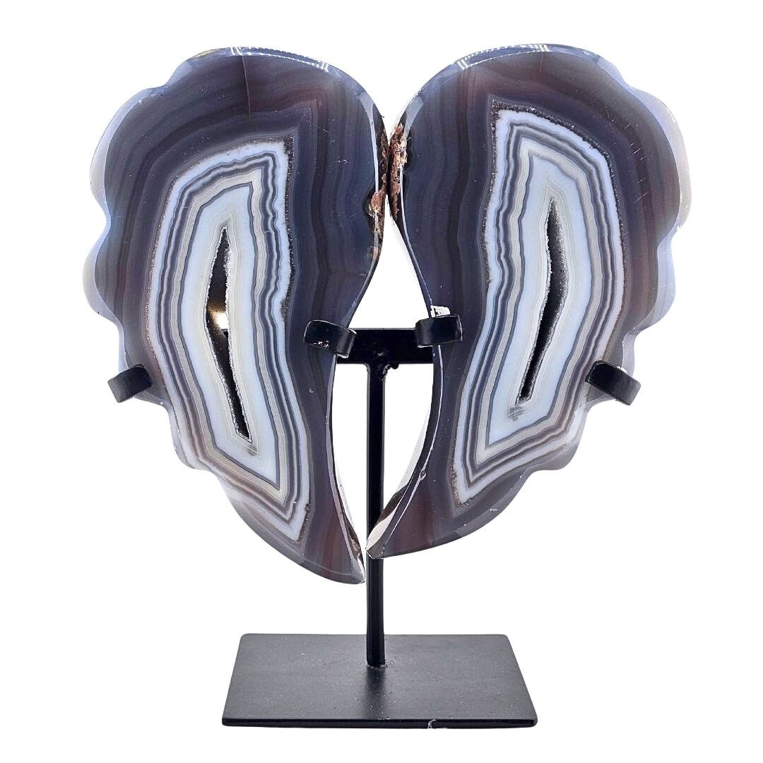 Eternity 676685057792 Eternity Agate Large Slices | Grey