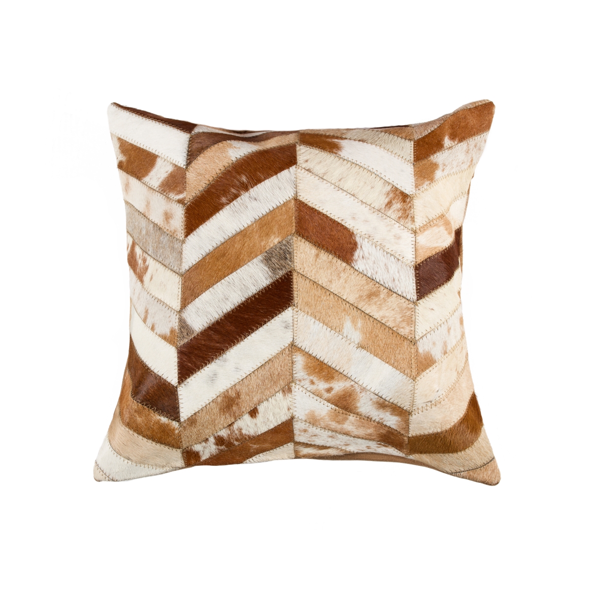 676685024763 18 x 18 in. Torino Chevron Pillow - Brown &