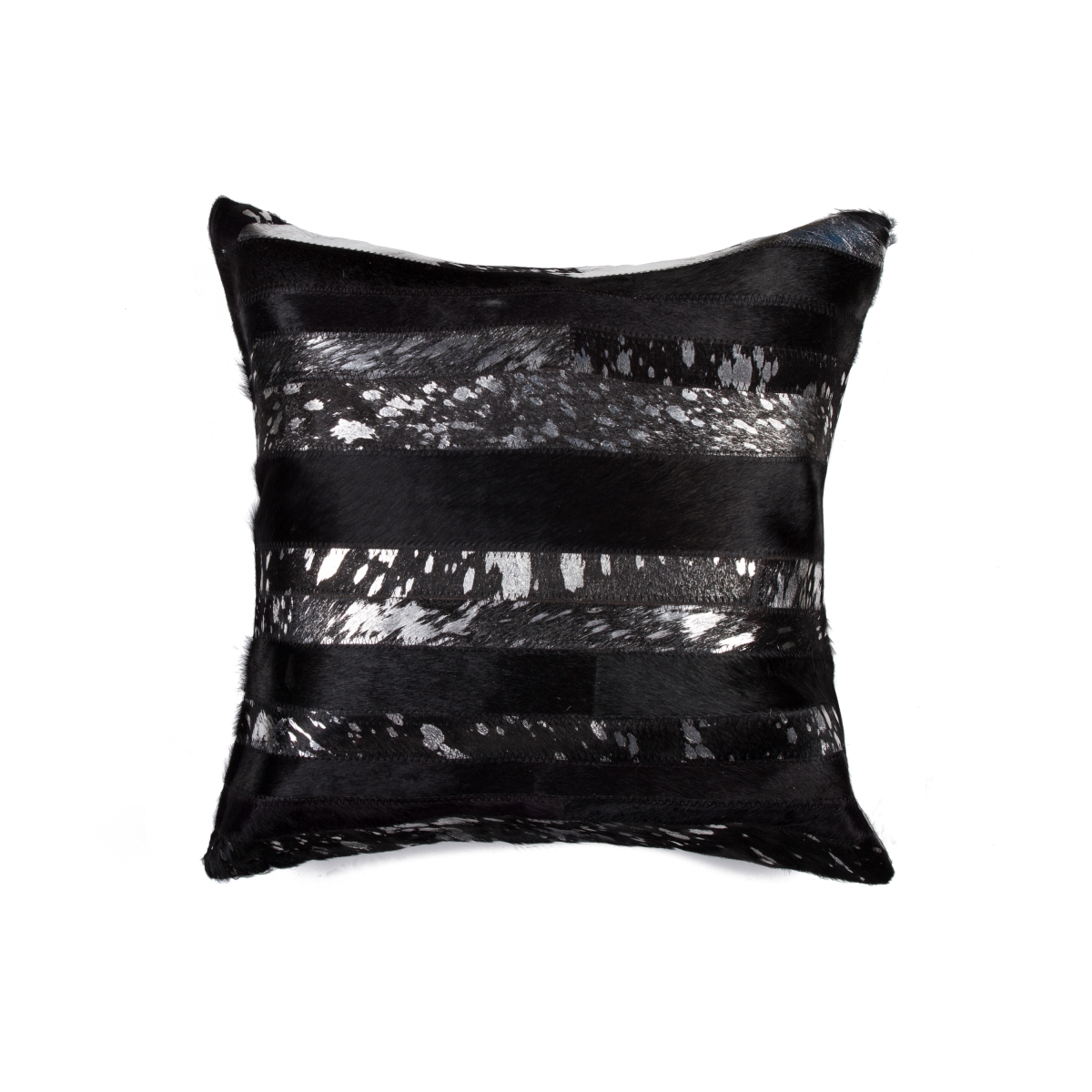 676685026941 18 x 18 in. Torino Madrid Pillow - Black & Silver
