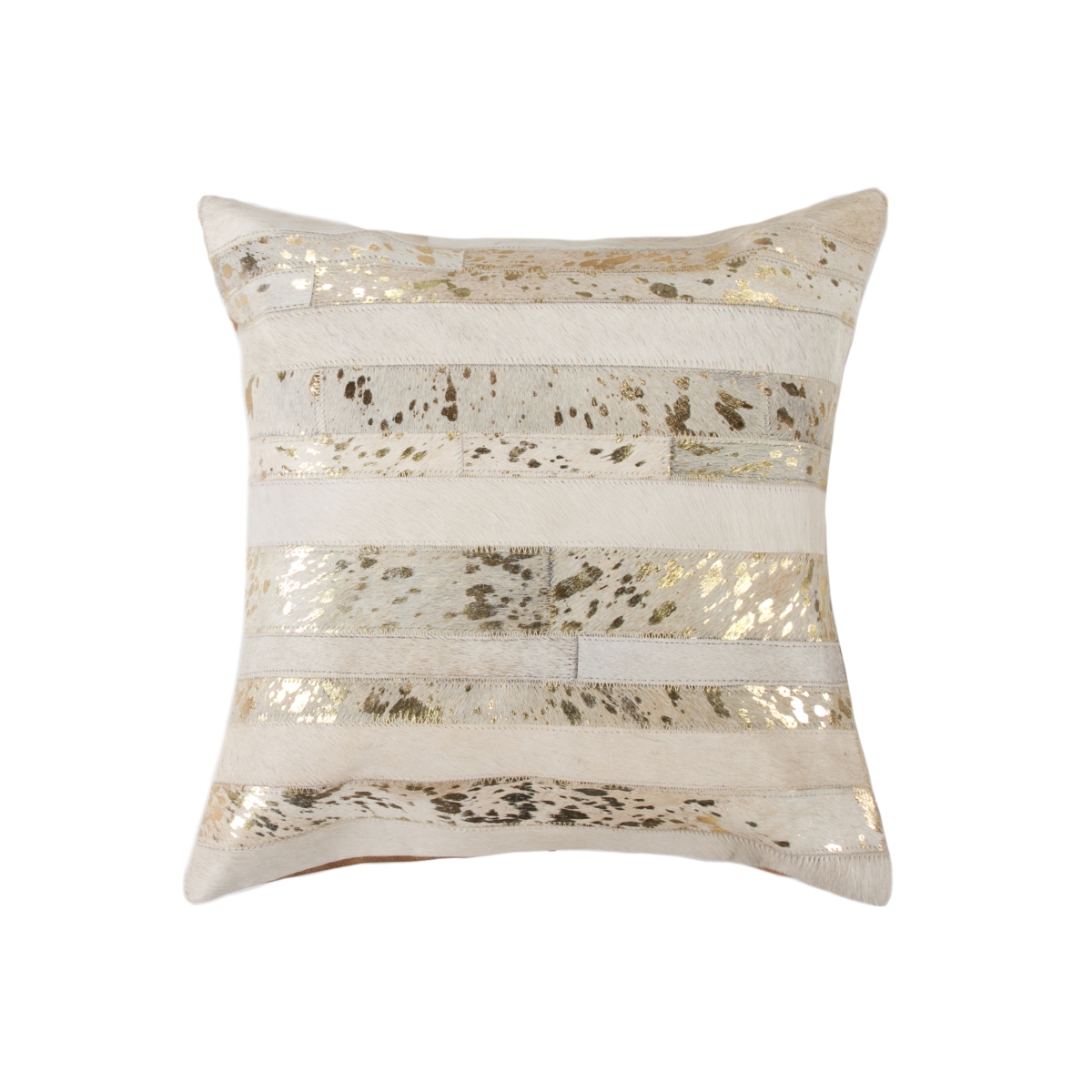 676685040916 18 x 18 in. Torino Madrid Pillow -  & Gold
