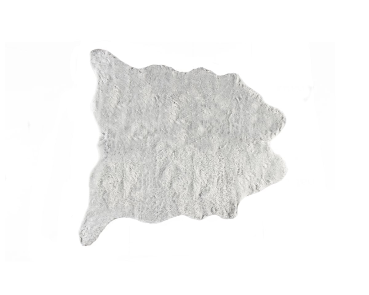5.25 x 7.5 ft. Cowhide Tufted Area Rug - Grey