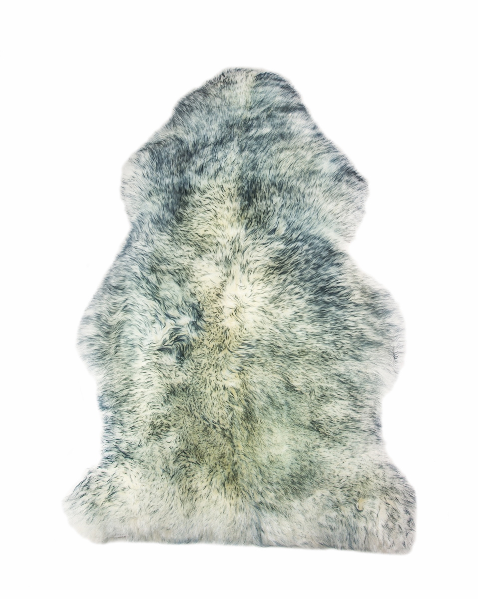 Home Decor Milan Sheepskin Single Rug | 1-Piece | Grey mist | 2'x3'