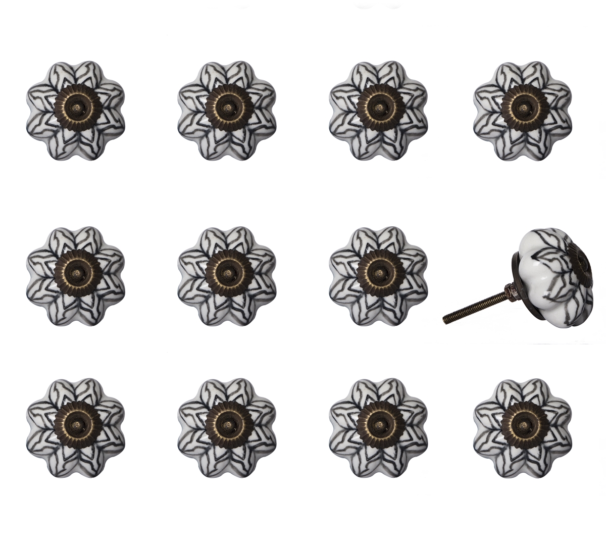 Home Decor Classic Cabinet & Drawer Knobs | 12-Piece | K3951 |