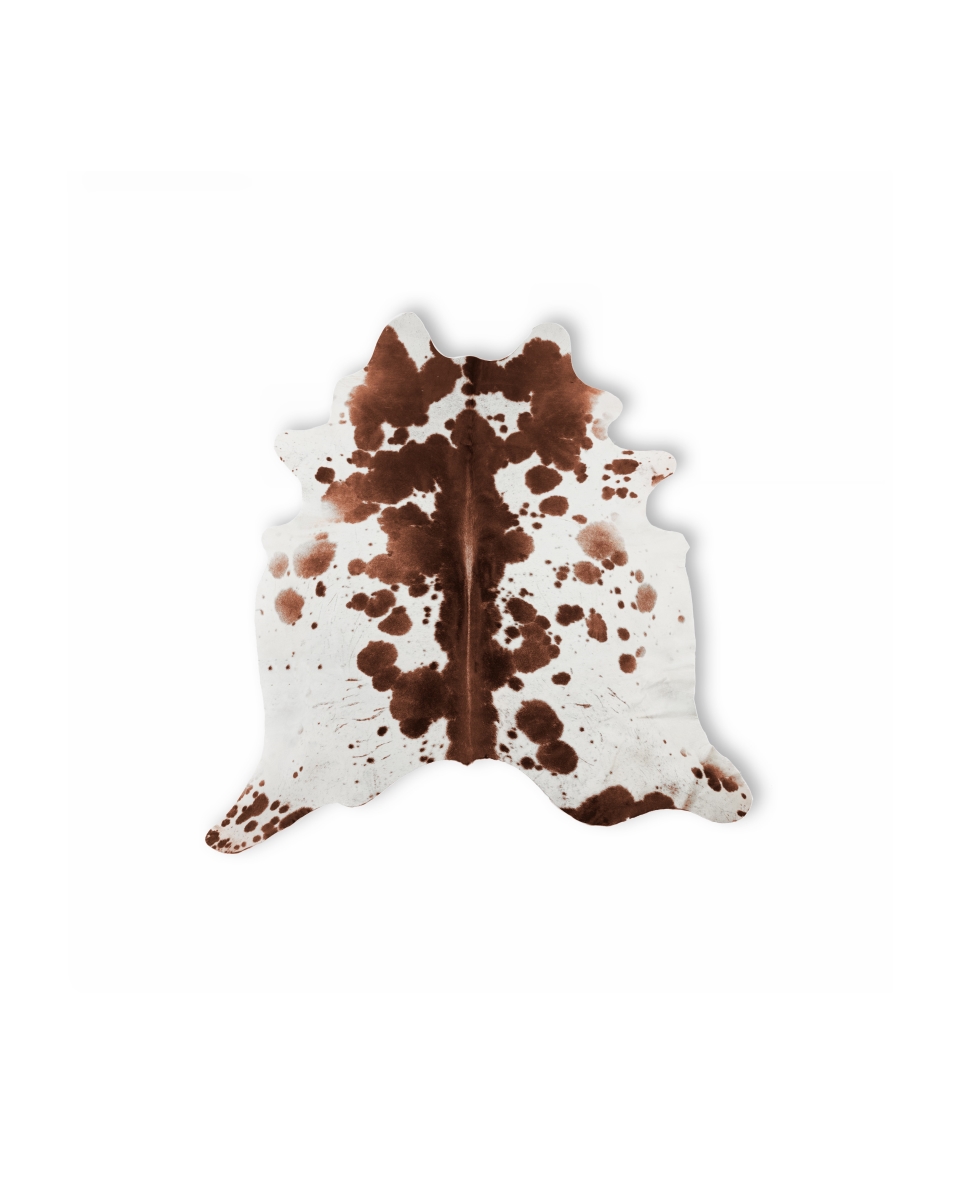 Home Decor Kobe Cowhide Rug | 1-Piece | S & p brown/white | 5'x7'