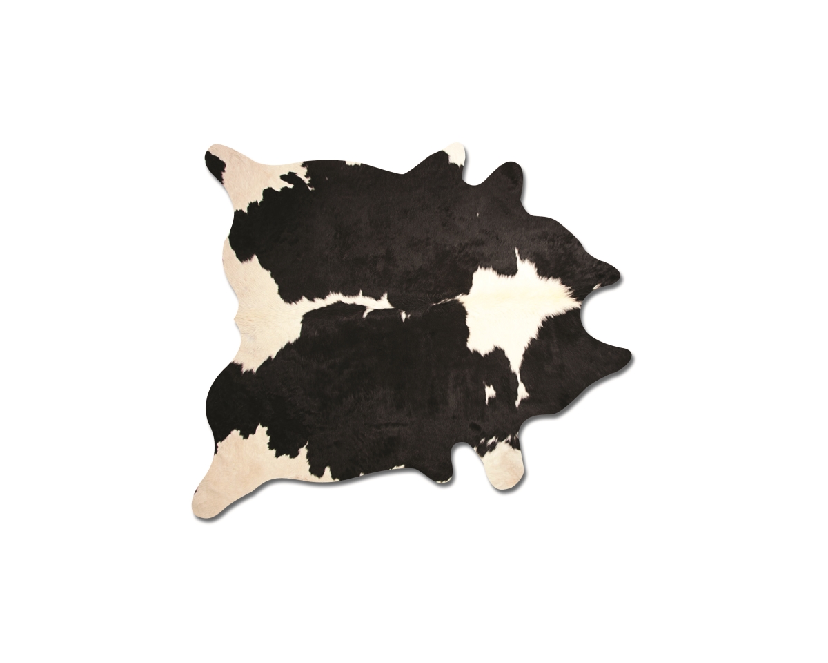 Home Decor Kobe Cowhide Rug | 1-Piece | Black & white | 5'x7'