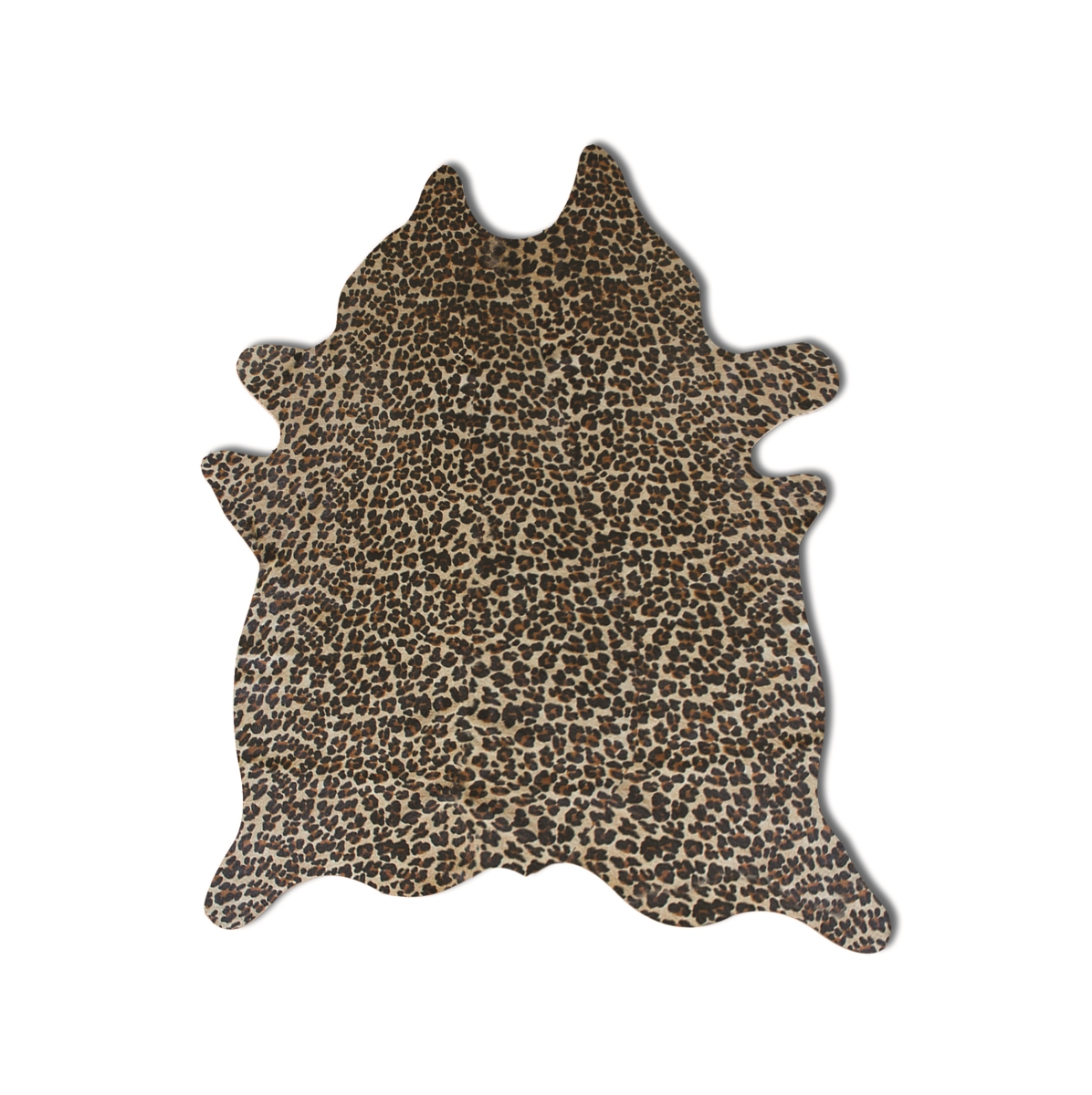 Home Decor Togo Cowhide Rug | 1-Piece | Leopard | 5'x7'