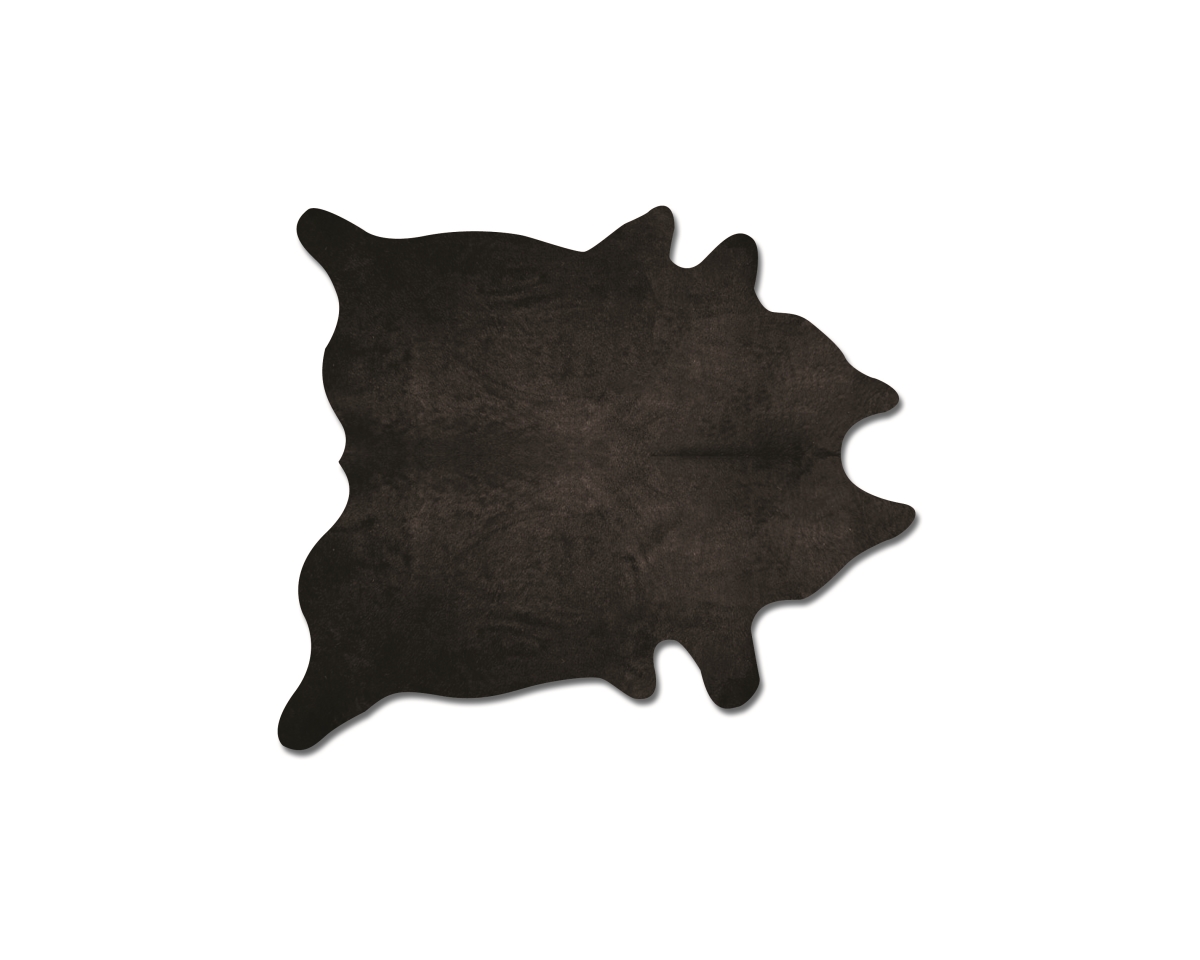 Home Decor Geneva Cowhide Rug | 1-Piece | Black | 5'x7'