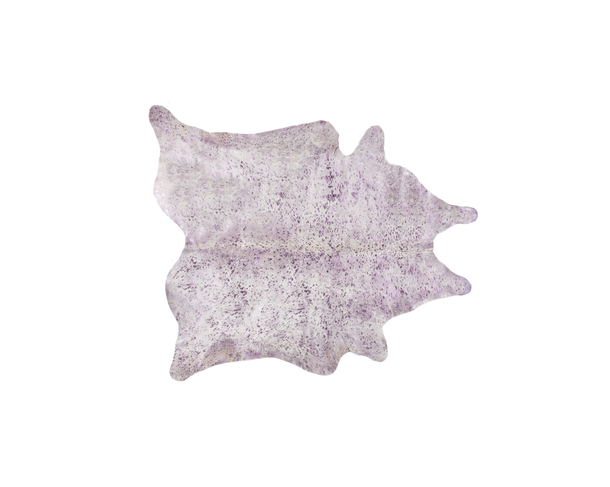 Home Decor Scotland Cowhide Rug | 1-Piece | Grey/pink/silver | 5'x7'