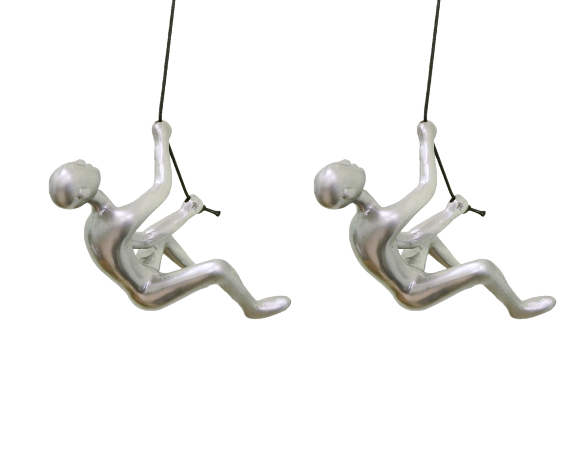Home D?cor Classic Wall-Art Sculpture | 2-Piece | Silver |