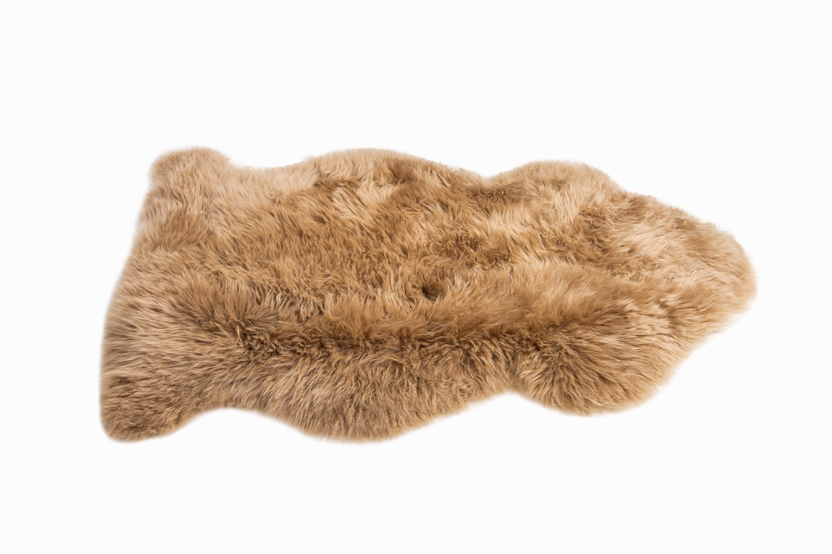 Home Decor Milan Sheepskin Single Rug | 1-Piece | Morchella | 2'x3'