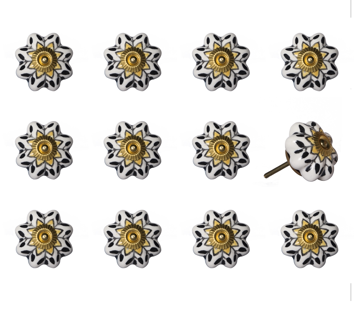 Home Decor Classic Cabinet & Drawer Knobs | 12-Piece | K000028 |