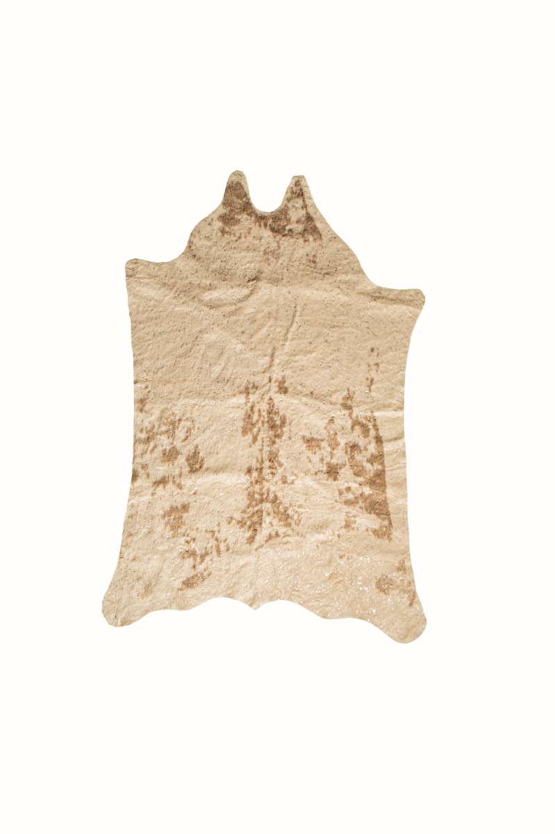 Home Decor Classic Faux Hide Rug | 1-Piece | Oatmeal | 4.25'x'5