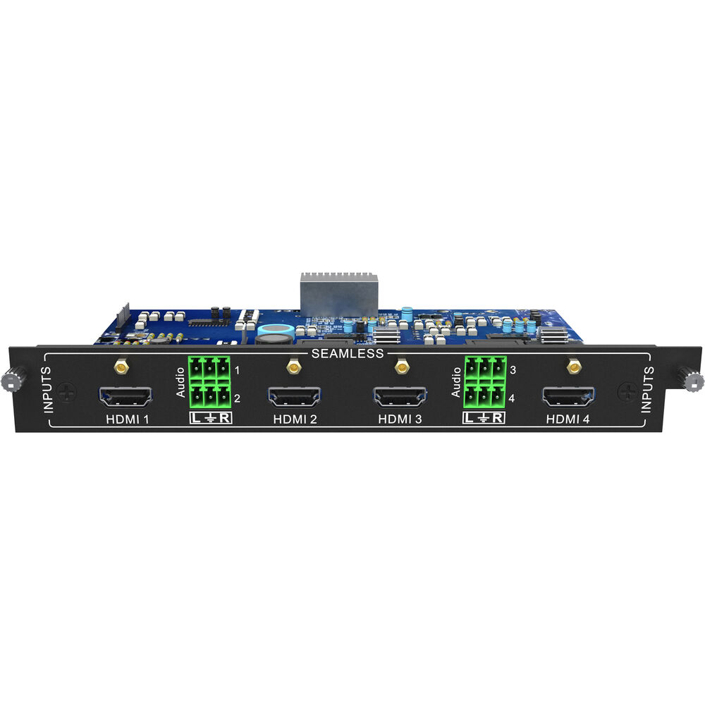 ALF-MMX-4I-HS 1080P Seamless HDMI Input Card with 4 HDMI & 4 External L Plus R Audio Ports