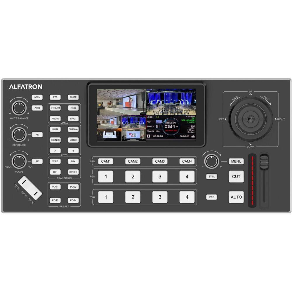 ALF-VM-41 Multifunctional & Professional Quad HDMI Video Switcher with 4x HDMI Input Ports