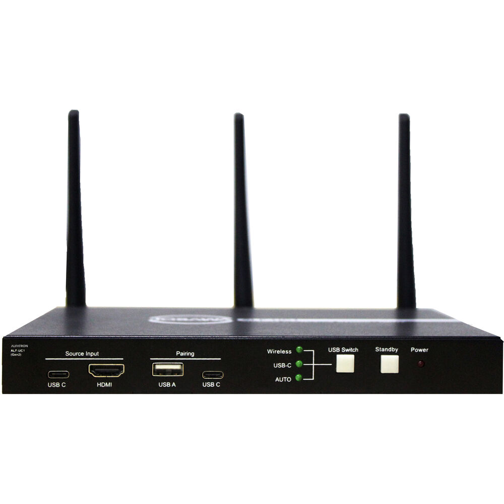 ALF-UC1-GEN2 Wireless Presentation Switcher with Matrix & Multiview Dual Display Out